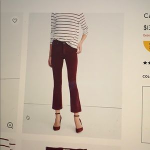 MADEWELL Demi-Boot Jeans in Velvet